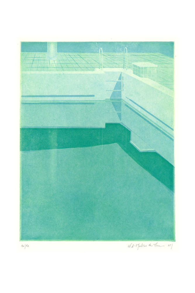 Piscine II, Aquatinte, 30x23 cm | 1985