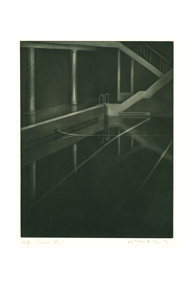 Piscine V, Manière noire, 30x23 cm | 1986